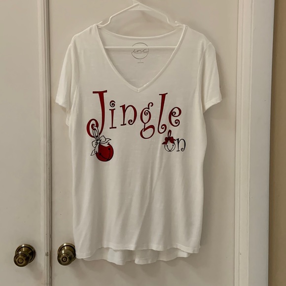 Inc Women’s Holiday Tshirt - Picture 1 of 4